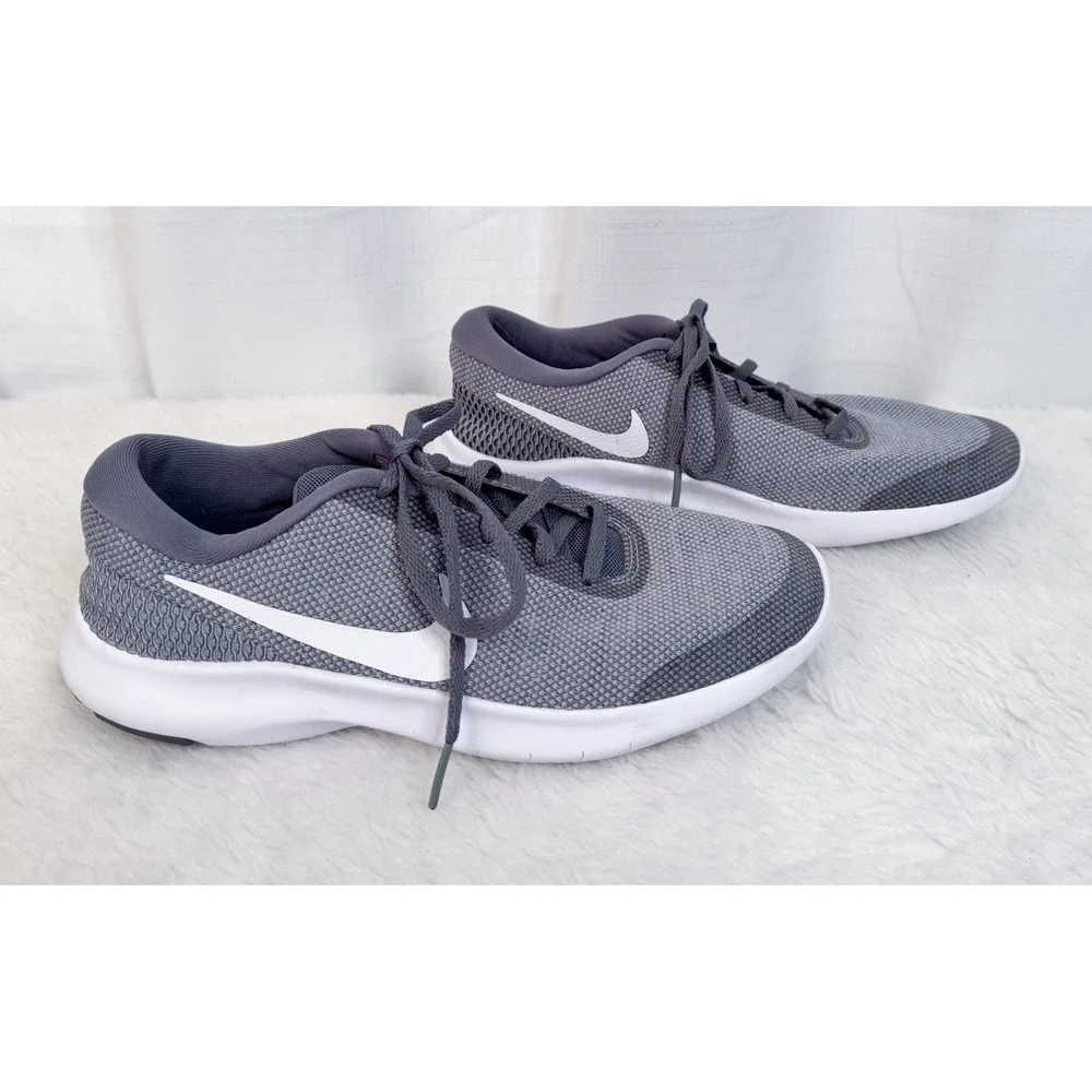 Nike Flex Experience RN 7 Shoes Womens Sz 8.5 Gray White Trainers Sneakers - Picture 6 of 9